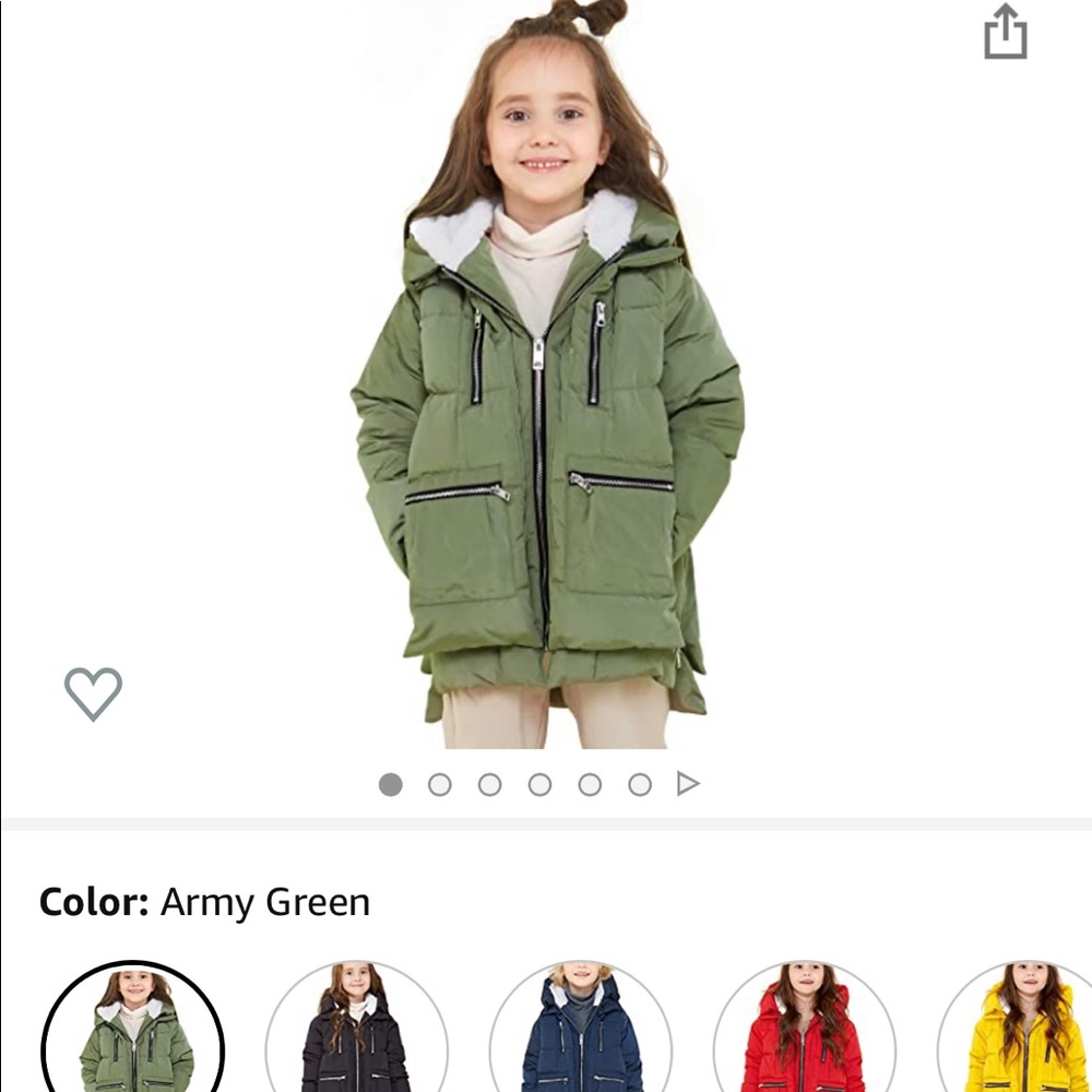 Orolay Children Hooded Down Coat Girls size 10.